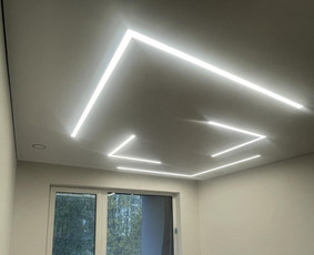 Pakabinamų lubų montavimas - Profesionalūs vidaus apdailos darbai Vilniuje - 1