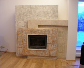 Židinių apdaila - Tapytojas-sienų tapyba,dekoratyvinis tinkavimas - 1