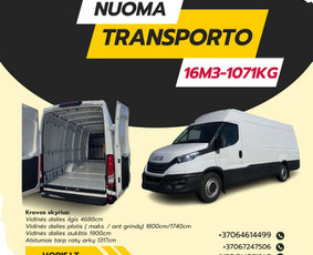Keleivinis / Krovininis Mikroautobusiukas - Nuoma / Mikroautobusų nuoma / Darbų pavyzdys ID 3605261