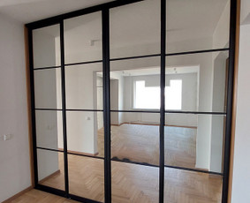 Baldų projektavimas ir gamyba - Stumdomų durų ir pertvarų gamyba - 1 Stumdomų durų ir pertvarų gamyba - Baldų projektavimas ir gamyba - 1