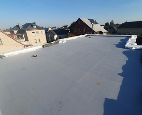 Plokščių Stogų Dengimas Pvc, Epdm ir bitumine Danga / Tvirti stogai / Darbų pavyzdys ID 3607847
