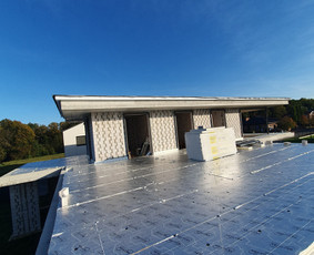 Plokščių Stogų Dengimas Pvc, Epdm ir bitumine Danga / Tvirti stogai / Darbų pavyzdys ID 3607849