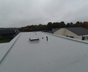Plokščių Stogų Dengimas Pvc, Epdm ir bitumine Danga / Tvirti stogai / Darbų pavyzdys ID 3607855