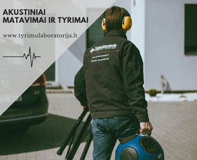 Akustiniai matavimai, triukšmo matavimai ir modeliavimas / UAB Tyrimų laboratorija / Darbų pavyzdys ID 3609051