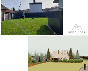 Apželdinimo projektai, augalų planai- privačiam sklypui / SODO NORAI / Darbų pavyzdys ID 3613409