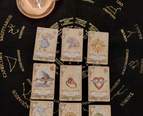 Būrimas Lenormand Kortomis ir Vedų Astrologija / Gyvenimo kelias / Darbų pavyzdys ID 3613761