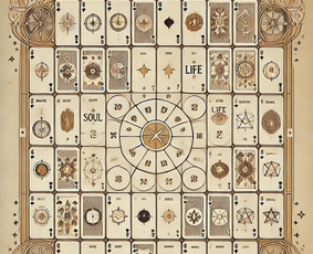 Būrimas Lenormand Kortomis ir Vedų Astrologija / Gyvenimo kelias / Darbų pavyzdys ID 3613931