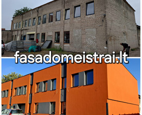 Fasadų šiltinimas ir apdaila. Klaipėda. / Saulius Fasadai / Darbų pavyzdys ID 3614081
