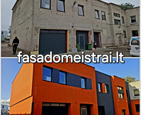 Fasadų šiltinimas ir apdaila. Klaipėda. / Saulius Fasadai / Darbų pavyzdys ID 3614083