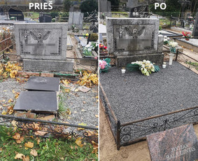 Kapaviečių įrengimas, kapaviečių restauracija / Linas Zareckas / Darbų pavyzdys ID 3616135