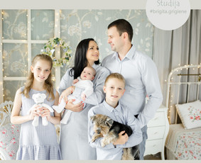Vaiko, šeimos, kalėdinė fotosesija, fotostudija Vilniuje / Brigita Grigiene Photography / Darbų pavyzdys ID 727769