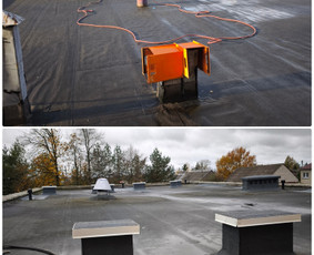 Bituminių stogų dengimas prilydoma,epdm danga. - Stogdengiai, stogo darbai - 1 Stogdengiai, stogo darbai - Bituminių stogų dengimas prilydoma,epdm danga. - 1