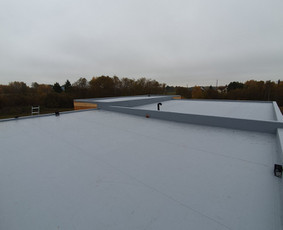 Plokščių Stogų Dengimas Pvc, Epdm ir bitumine Danga / Tvirti stogai / Darbų pavyzdys ID 3622089
