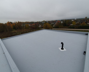 Plokščių Stogų Dengimas Pvc, Epdm ir bitumine Danga / Tvirti stogai / Darbų pavyzdys ID 3622087