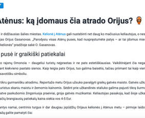 Straipsniai, tekstai tinklapiams, Seo tekstai, redagavimas / Silvija Aksiutinaitė / Darbų pavyzdys ID 3624757