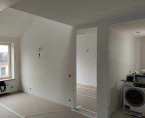 Sienų glaistymas - Vidaus apdaila.dažymas, tinkavimas glaistas. - 2