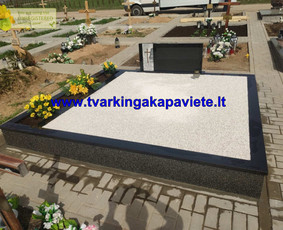 Kapavietės dekoravimas skalda