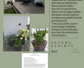 Apželdinimo projektai, augalų planai- privačiam sklypui / SODO NORAI / Darbų pavyzdys ID 3627889