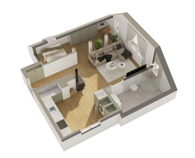 3d vizualizacijos/ 3d aukštų planai/ animacijos/ 360 turai / Evaldas Ciuzelis / Darbų pavyzdys ID 3631401