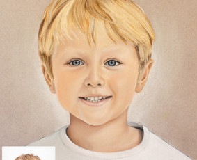 Popieriaus dydis: 32 cm x 50 cm. Sukurta minkštųjų pastelių ir pastelinių pieštukų technika.