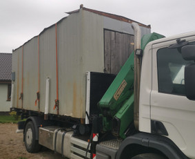 Krovinių pervežimas - Fiskaro paslaugos su savivarčiu ir kranu(kaušu, žnyplėmis) - 4