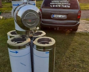 Pristatomi kaminai, kaminų įdėklai - Kaminų montavimas - 4 Kaminų montavimas - Pristatomi kaminai, kaminų įdėklai - 4