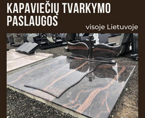 Paminklai, meniški antkapiai, granito plokštės / Kauno Antkapiai / Darbų pavyzdys ID 3636953