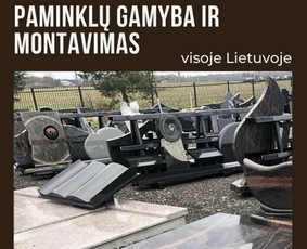 Paminklai, meniški antkapiai, granito plokštės / Kauno Antkapiai / Darbų pavyzdys ID 3636957