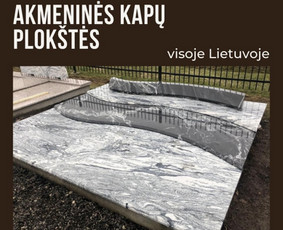 Paminklai, meniški antkapiai, granito plokštės / Kauno Antkapiai / Darbų pavyzdys ID 3636959