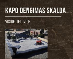 Paminklai, meniški antkapiai, granito plokštės / Kauno Antkapiai / Darbų pavyzdys ID 3636973
