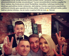 Profesionali Vedėjo ir Dj komanda arba tik Dj puikia kaina! / Justinas Sruoginis / Darbų pavyzdys ID 734419