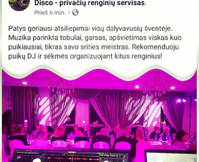 Profesionali Vedėjo ir Dj komanda arba tik Dj puikia kaina! / Justinas Sruoginis / Darbų pavyzdys ID 734421