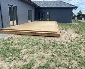 Sandeliukai, Terasos ,Garazai kiti Karkasiniai Statiniai. - Dailylenčių kalimas - 1 Dailylenčių kalimas - Sandeliukai, Terasos ,Garazai kiti Karkasiniai Statiniai. - 1