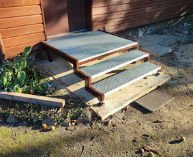 Metalo gaminiai namams - Lauko laiptai - 1 Lauko laiptai - Metalo gaminiai namams - 1