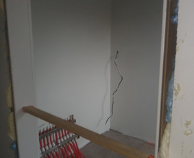 Sienų glaistymas - Apdailos darbai pliteliu klojimas. - 4