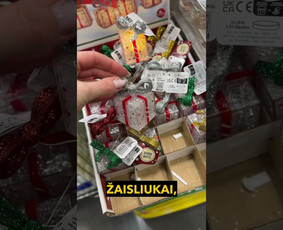 Moki Veži kalėdinių žaisliukų asortimento pristatymas