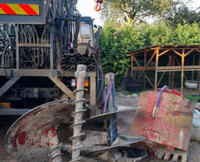 Mechanizuotas šachtinių šulinių gręžimas - Statybos darbai - 1 Statybos darbai - Mechanizuotas šachtinių šulinių gręžimas - 1