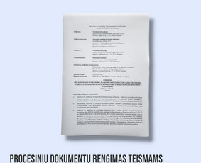 Profesionalios Teisinės Paslaugos / Advokato padėjėjas Povilas Rėklaitis / Darbų pavyzdys ID 3649383