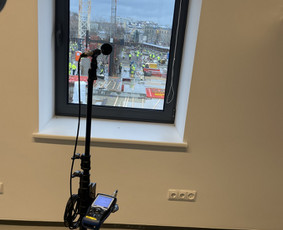 Statybos darbai - Triukšmo matavimai - 2