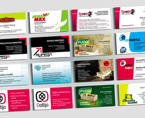 Dizainas / Maketavimas / Reklamos projektavimas - Vizitinių kortelių maketavimas - 1 Vizitinių kortelių maketavimas - Dizainas / Maketavimas / Reklamos projektavimas - 1
