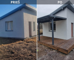 Terasos, stoginės ir įvairiausi staliaus darbai / UAB Medžio kodas / Darbų pavyzdys ID 3650363