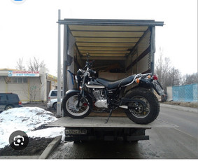 Transporto paslaugos furgonu su liftu kraustymas Mažeikiai - Motociklų pervežimas - 1 Motociklų pervežimas - Transporto paslaugos furgonu su liftu kraustymas Mažeikiai - 1