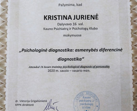 Kognityvinė elgesio terapija - Individualios psichologo konsultacijos - 1