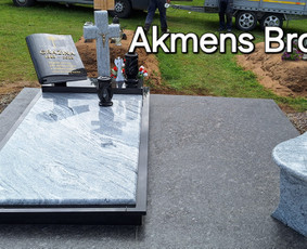 Paminklai. Uždangos. Antkapiai. Stalviršiai. Laiptai. / MB Akmens Broliai / Darbų pavyzdys ID 3653631
