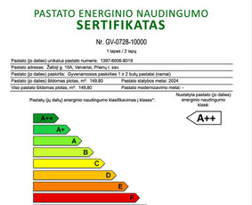 Energinio naudingumo sertifikatai, projektai, sąmatos - Energetinio naudingumo sertifikatai - 4 Energetinio naudingumo sertifikatai - Energinio naudingumo sertifikatai, projektai, sąmatos - 4