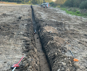 Kasimo darbai.kanalizacija, lietus, drenažas - Inžinerinių tinklų įrengimas - 2 Inžinerinių tinklų įrengimas - Kasimo darbai.kanalizacija, lietus, drenažas - 2