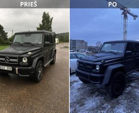 Auto apklijavimas plėvele, raptor dažymas - Plėvelės klijavimas - 3 Plėvelės klijavimas - Auto apklijavimas plėvele, raptor dažymas - 3