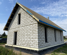 Karkasinių - mūrinių pastatų statybos darbai - Individualių namų statyba iki raktų - 2 Individualių namų statyba iki raktų - Karkasinių - mūrinių pastatų statybos darbai - 2