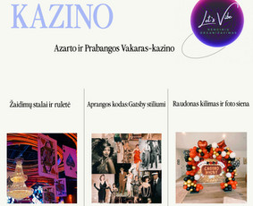 Renginių Organizavimas ir Koordinavimas / Let's Vibe – Renginių Organizavimas ir... / Darbų pavyzdys ID 3657851