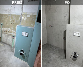 Plytelių klijavimo (klojimo) darbai . - Vonios remontas - 2 Vonios remontas - Plytelių klijavimo (klojimo) darbai . - 2